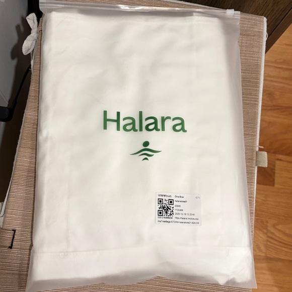 Halara Letter Print Casual Canvas Tote Bag - Picture 4 of 5